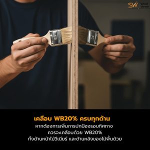 การใช้งานวีเนียร์ติดทะเล