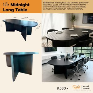 Midnight long table